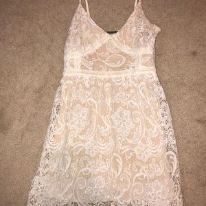 Kendal and Kylie White Lace Dress